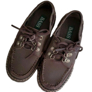 Bass Leather Oxford Brown Shoes Size 1 NEW